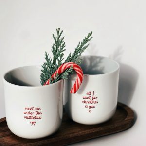 Becher Tasse X-Mas rot
