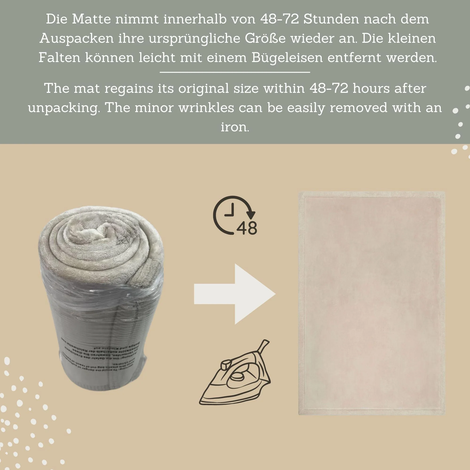 Hakuna Matte-Wolkenweicher Kinderteppich – Bild 4