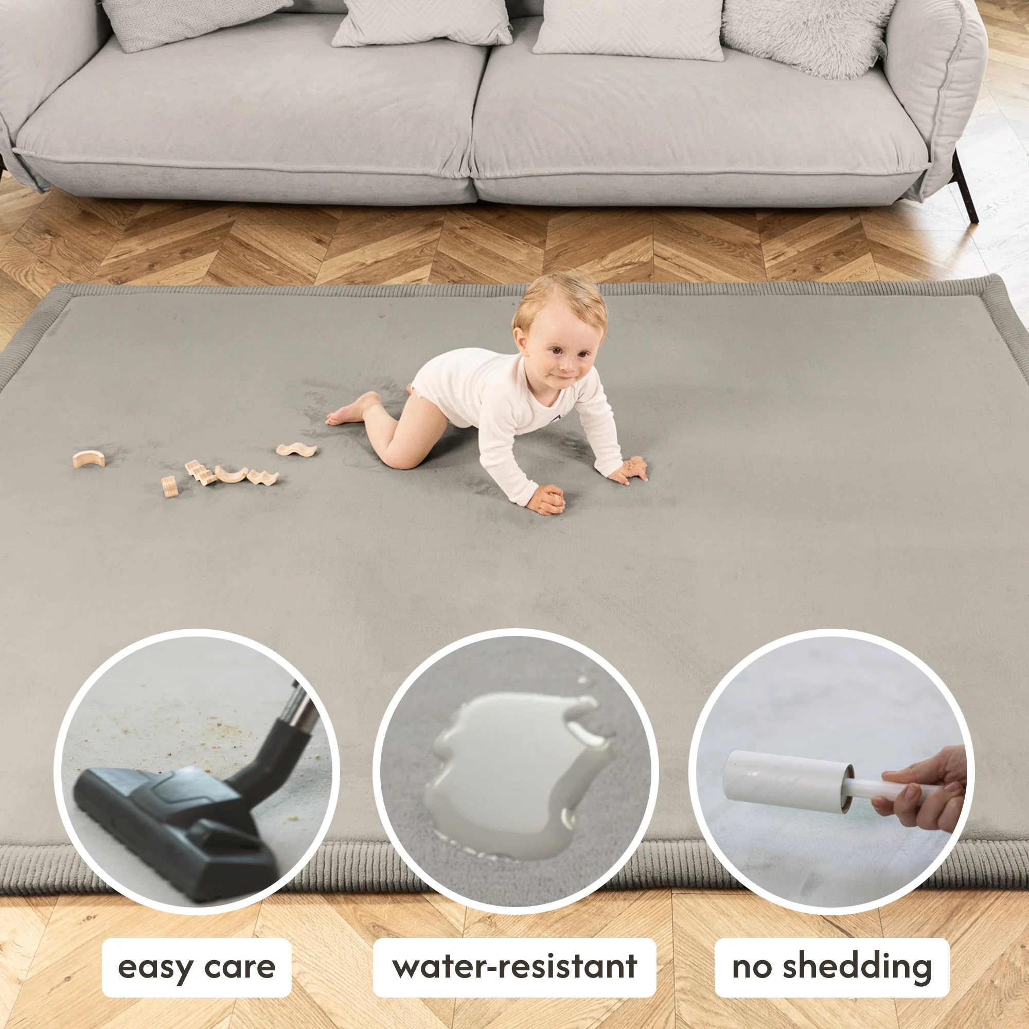 Hakuna Matte-Wolkenweicher Kinderteppich – Bild 3